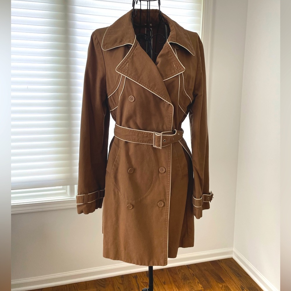 Beiza Women’s brown denim coat M